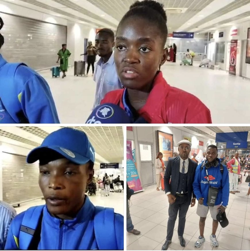 J0 Paris 2024: Trois athlètes congolais de retour au pays