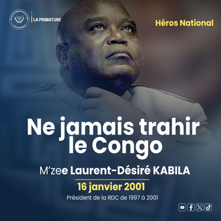 RDC/Politique :Qui est Laurent Désiré KABILA ?