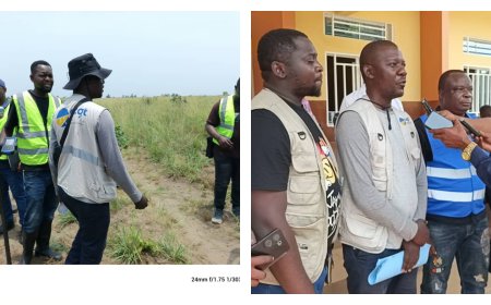 Idiofa : L’ACGT inspecte le site du futur stade de 9 000 places