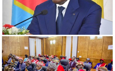 Soutien total du Grand Bandundu au Vice Président du PPRD, président honoraire de l'Assemblée Nationale, ancien secrétaire général de la majorité présidentielle, Aubin Minaku Ndjalandjoko, Professeur