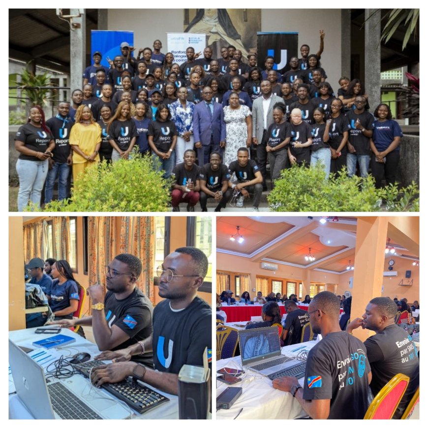 Atelier de renforcement des capacités : U-Report RDC et les Veilleurs du Web à l’école de l’UNICEF