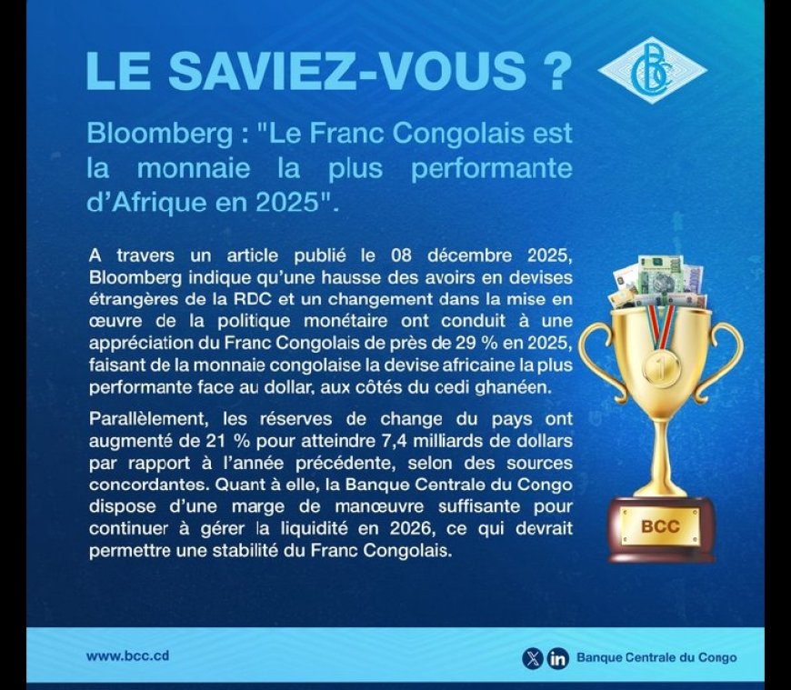 Le franc congolais, nouvelle force monétaire africaine ?